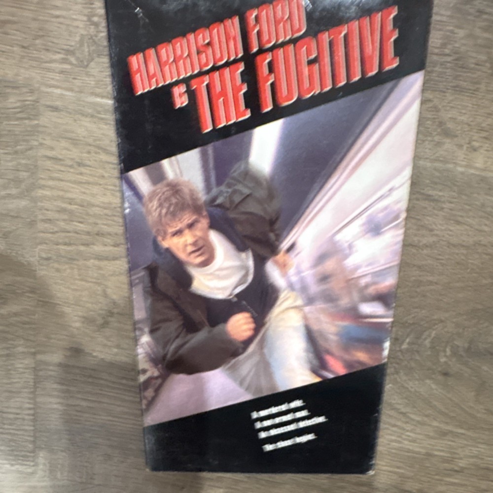 Warner Home Video The Fugitive VHS Full Screen Action Thriller PG-13 1993 NTSC