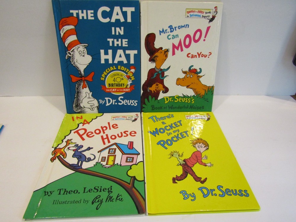 DR SEUSS  Set of 4 Books - BEGINNER BOOKS - i CAN READ IT ALL BY MYSELF