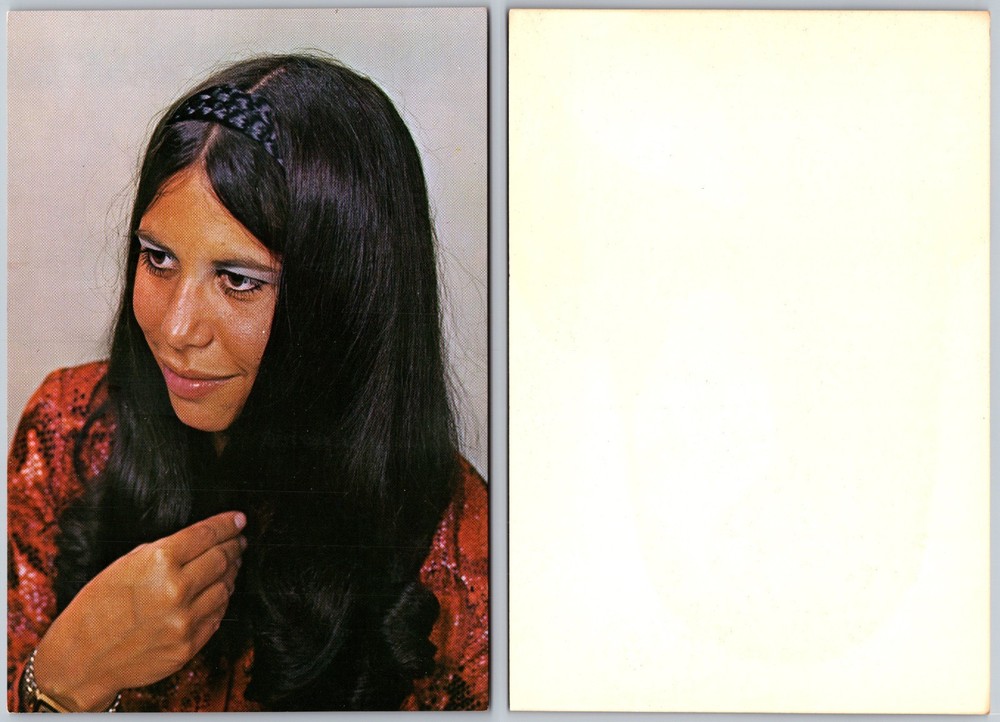 Continental Woman Portrait Postcard