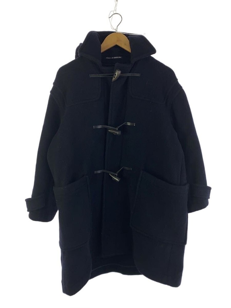 London Tradltion Duffle Coat/34/Wool/Nvy/Plain/3625-343-1641 11701