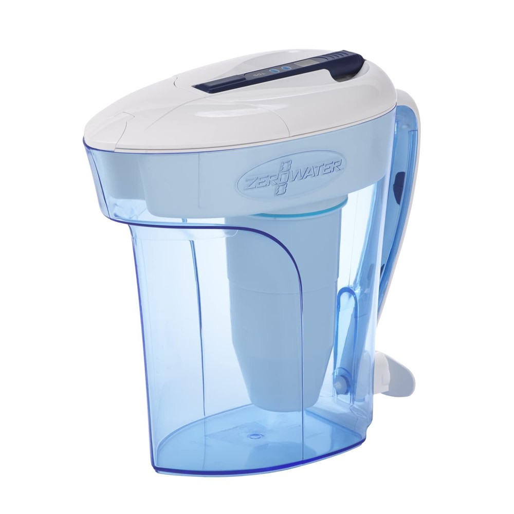 ZeroWater 12-Cup Ready-Pour 5-Stage Water Filter Pitcher 0 TDS for Improved T...