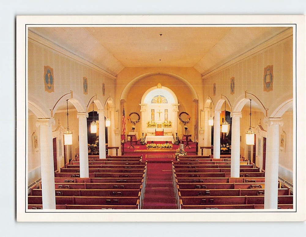 Postcard St. Francis Xavier Church Hyannis Massachusetts USA