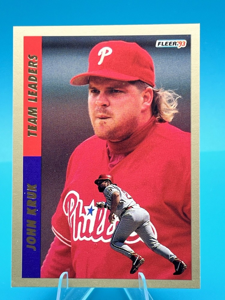 1993 Fleer #8 John Kruk Team Leaders