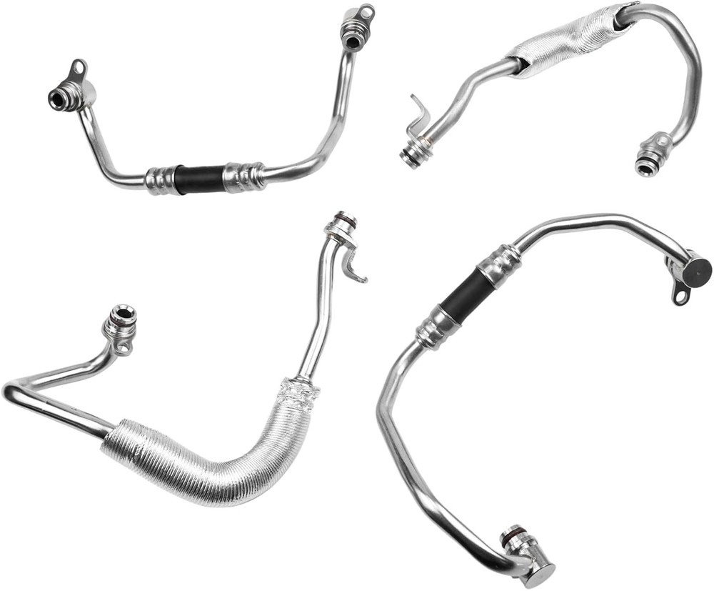 Turbo Charger Coolant Hose Line Kit for BMW 335i 07-10 11537558902 11537563707