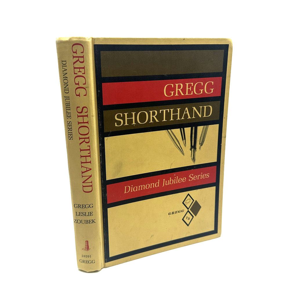 Gregg Shorthand Diamond Jubilee Series Hardcover Textbook 1963 McGraw-Hill