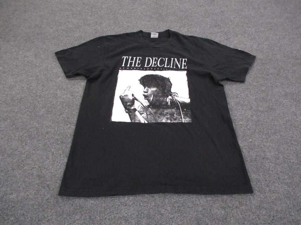 Supreme Shirt Mens L Graphic Tee The Decline Of Western Civilization USA Made
