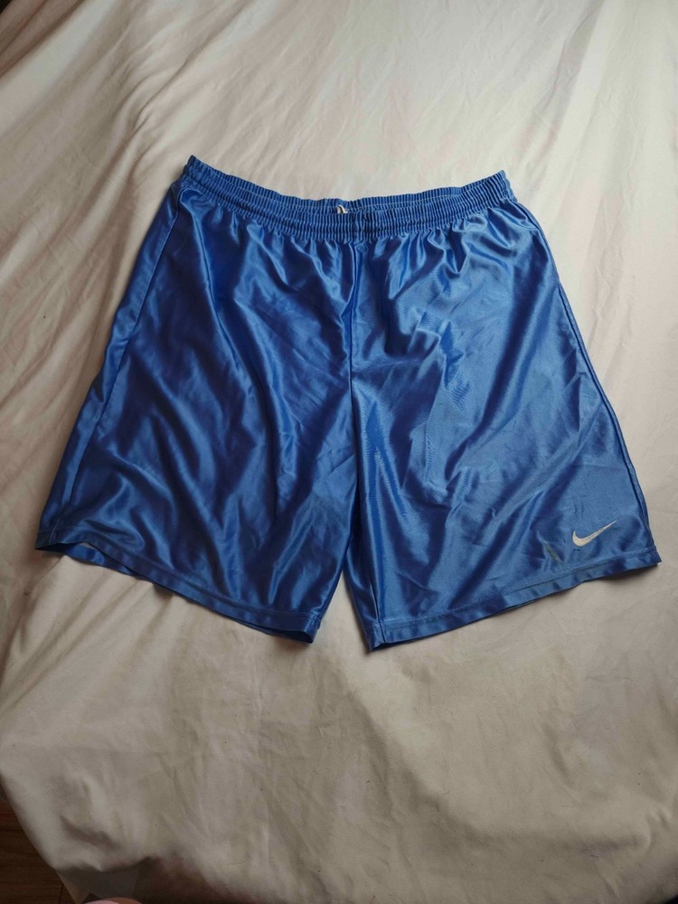 Nike Basketball Shorts Mens Large Blue Drawstring Athleisure Athletic Outdoor