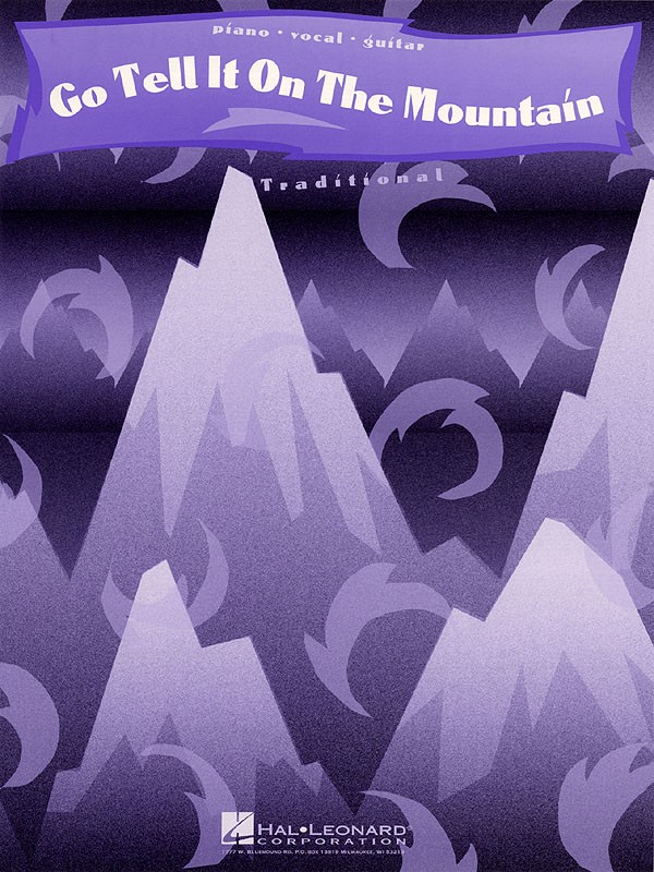 Go Tell It on the Mountain Christmas Song for Piano Vocal Sheet Music Lyrics