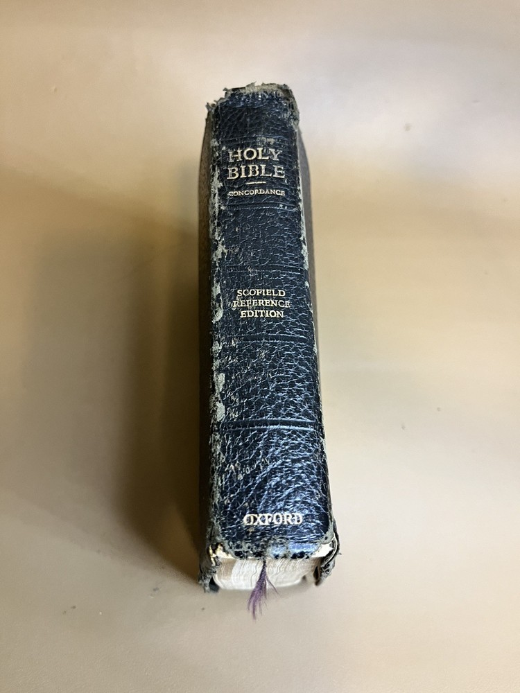 Holy Bible  - Scofield Reference Edition Oxford University Press - 1917 Leather