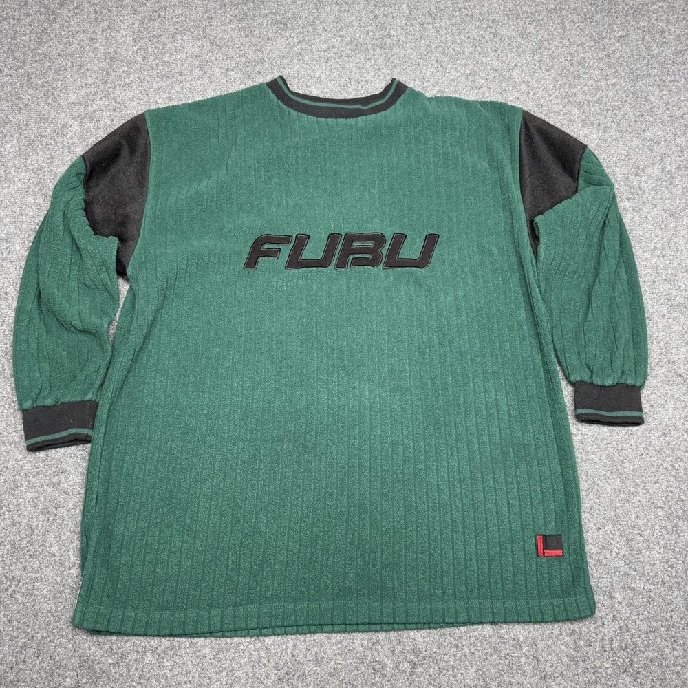 Vtg 90s FUBU SPORTS Athletics Jersey Boys Large 16/18