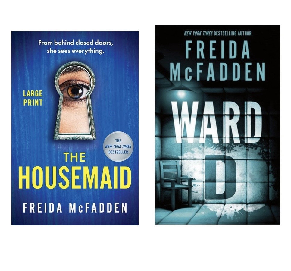 Lot of 2 Freida McFadden Books (The Housemaid and Ward D) - BRAND NEW