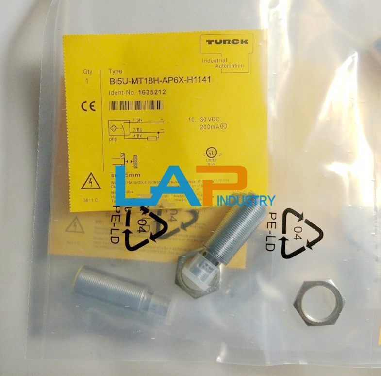 1PCS New For TURCK Proximity Switch Bi5U-MT18H-AP6X-H1141 10-30VDC 200mA sn：5mm