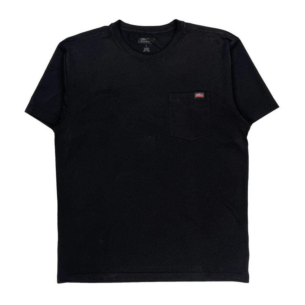 Dickies T-Shirt - Large Black Cotton