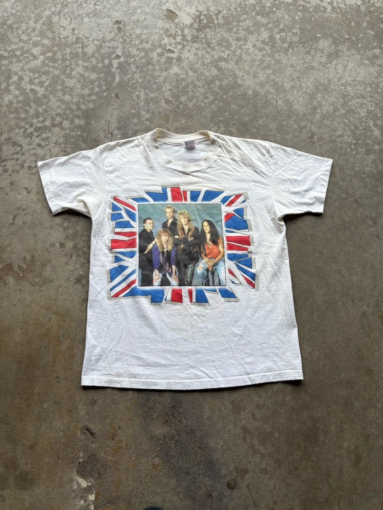 Def Leppard 1992 Vintage 7 Day Weekend Tour Band T-Shirt XL Single Stitch