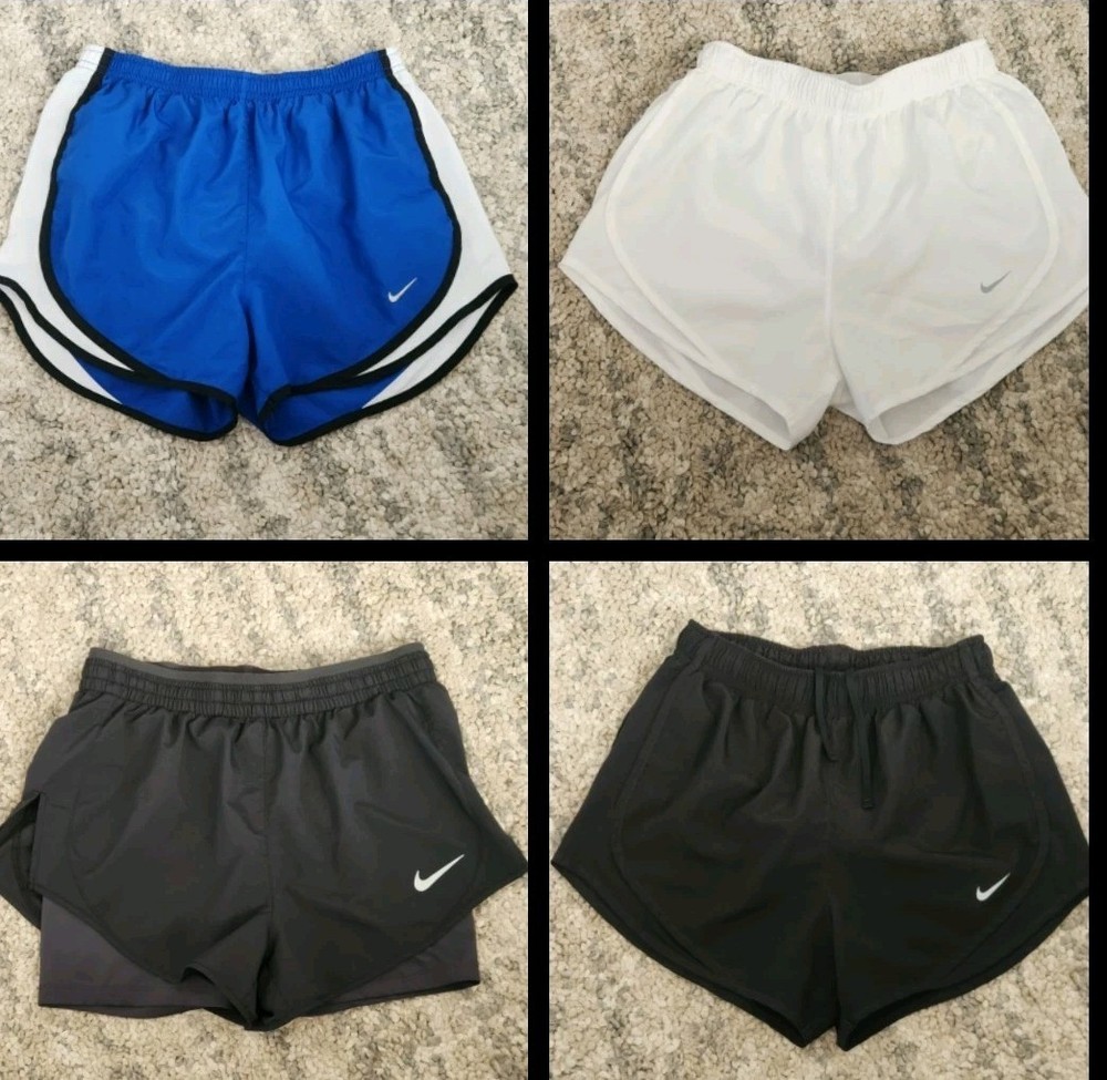 Nike Dri-Fit Bundle LotOf 4 Drawstring Lined Tempo Running Shorts! Size S