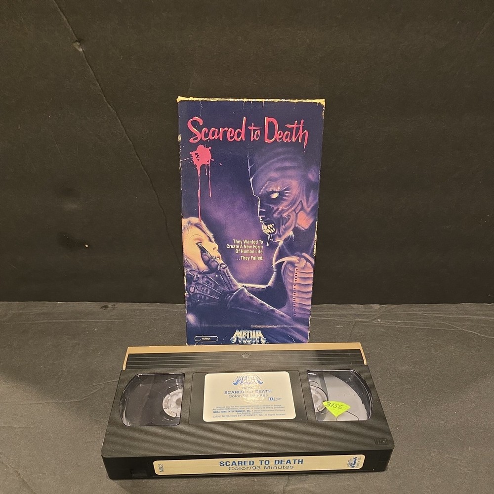 Scared To Death VHS 1985 Video Treasures John Stinson RARE Horror Movie  (44)