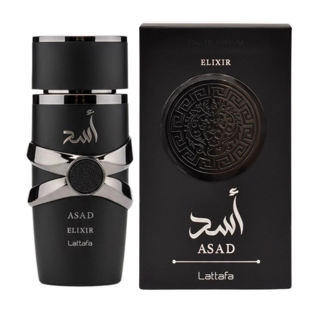 Lattafa Asad Elixir Eau de Parfum Spray 3.4 fl oz Regular Size Vanilla Spices