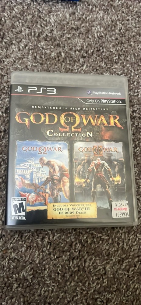 PS3 God of War Collection Complete CIB Tested Working