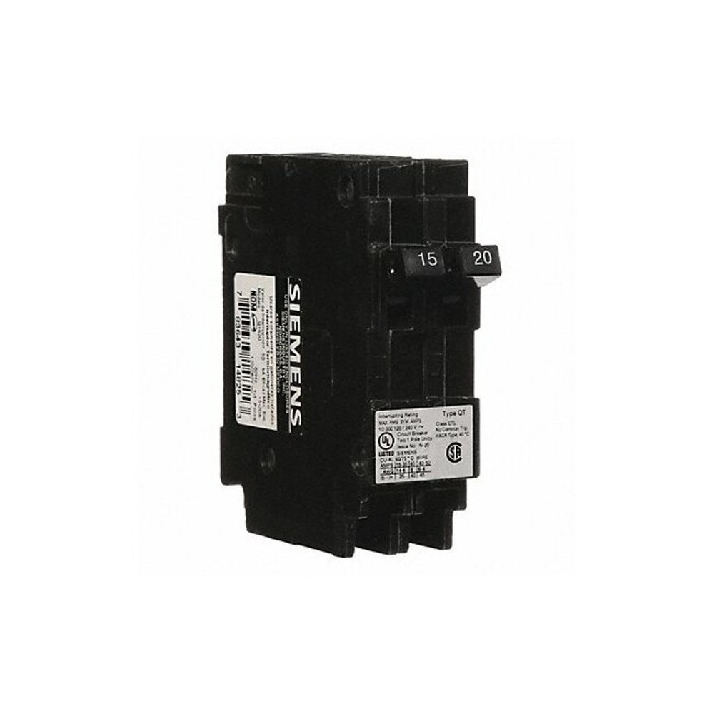 Q1520 15/20 Amp Tandem Single-Pole Type QT Circuit Breaker