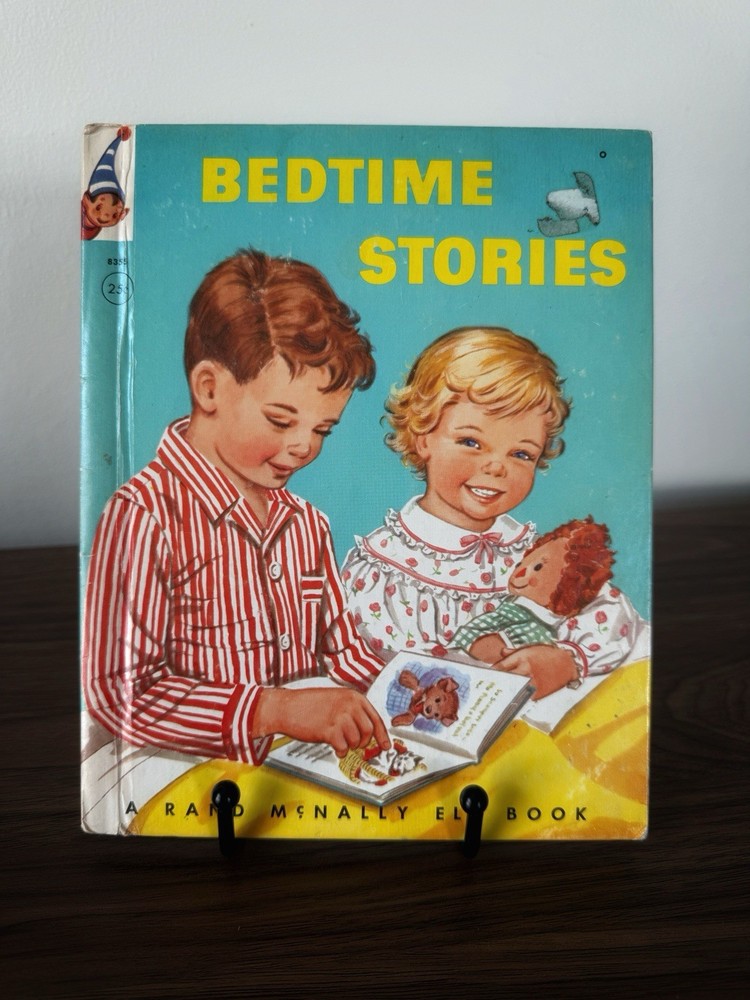 A Vintage 1955 Copy Of Bedtime Stories A Rand McNally Elf Book By Mable Watts