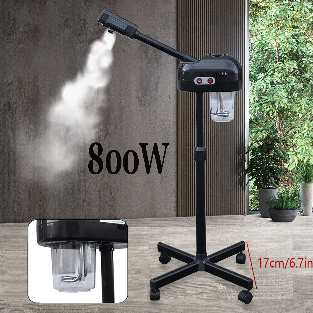 Pro Salon Spa Ozone Facial Steamer for Skin Care in Black