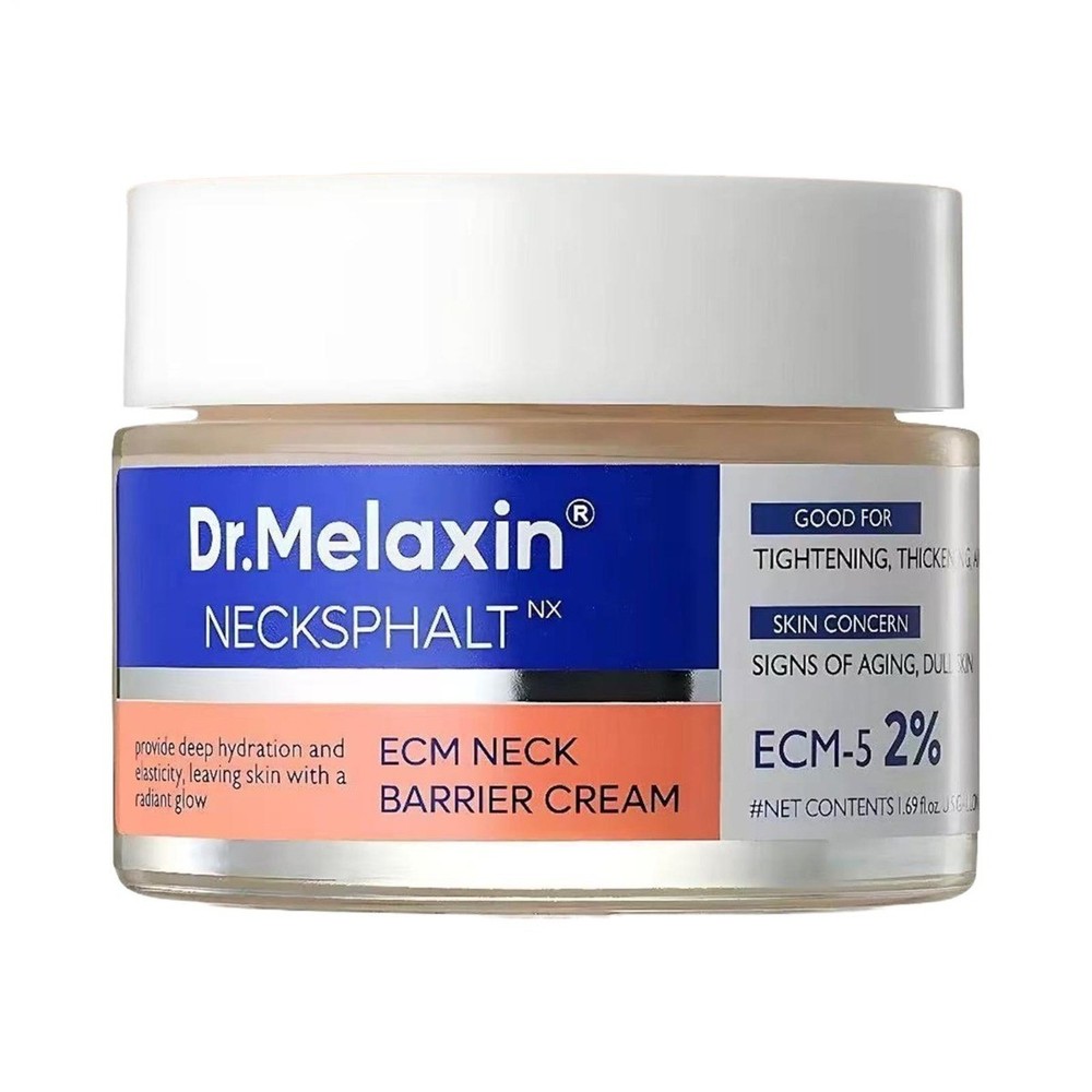 Dr. Melaxin Necksphalt Neck Cream. ECM Barrier Repair, Anti-Aging & Firming