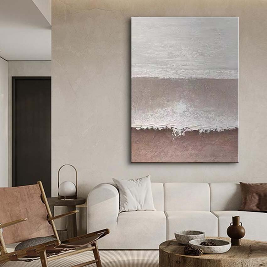 Customized Pure Handmade Canvas Oil Painting Home Decoration Art Sea View