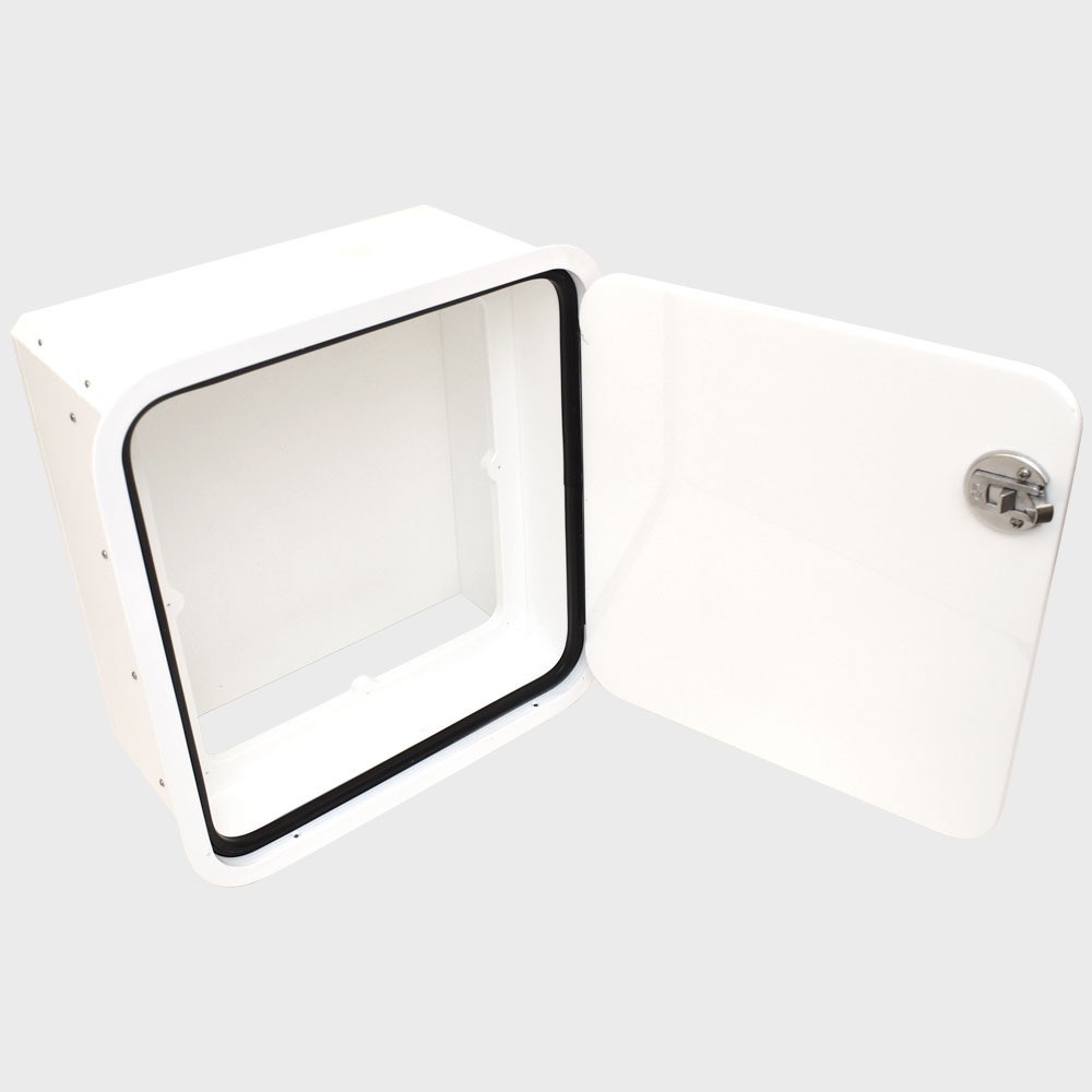 Cobalt A36 Boat Battery Box 531298 | w/ Latch White Acrylic