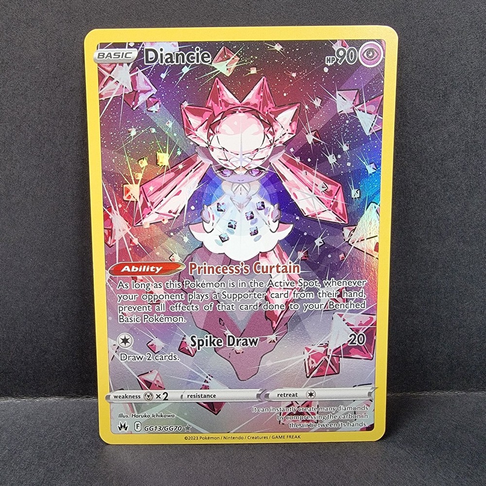 Diancie GG13/GG70 Crown Zenith Galarian Gallery Ultra Rare Full Art Pokemon