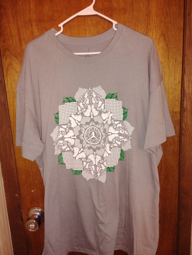 Michael Jordan Mens Gray T Shirt Size 2XL