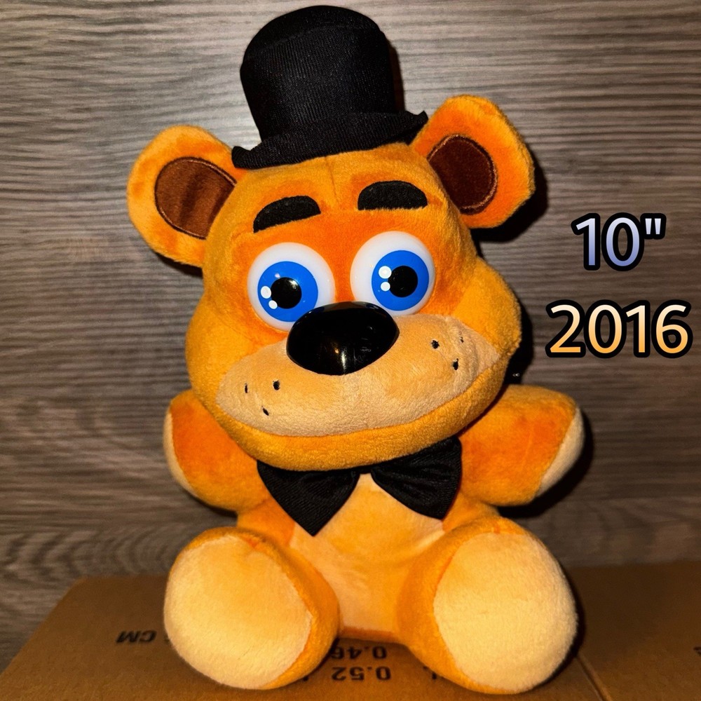 Authentic Freddy Fazbear 10” Five Nights at Freddy's Plush Good Stuff 2016 FNaF