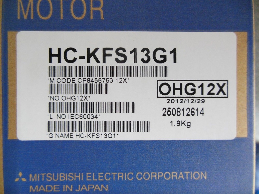 1PC New Mitsubishi HC-KFS13G1 Servo Motor Sealed