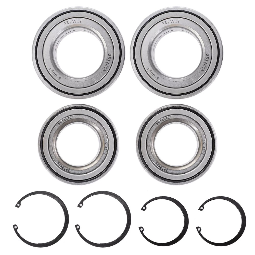 4pcs Front & Rear Wheel Bearings Kit for Polaris  Ranger 800 Mid-Size 2013-2014