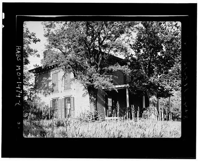 Montague House,Glasgow,Howard County,MO,Missouri,HABS,Historic Building Survey