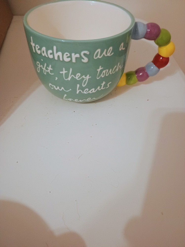 Teachers Are a Gift Mug – Sandra Magsamen Studio, Beaded HandleInspirational...