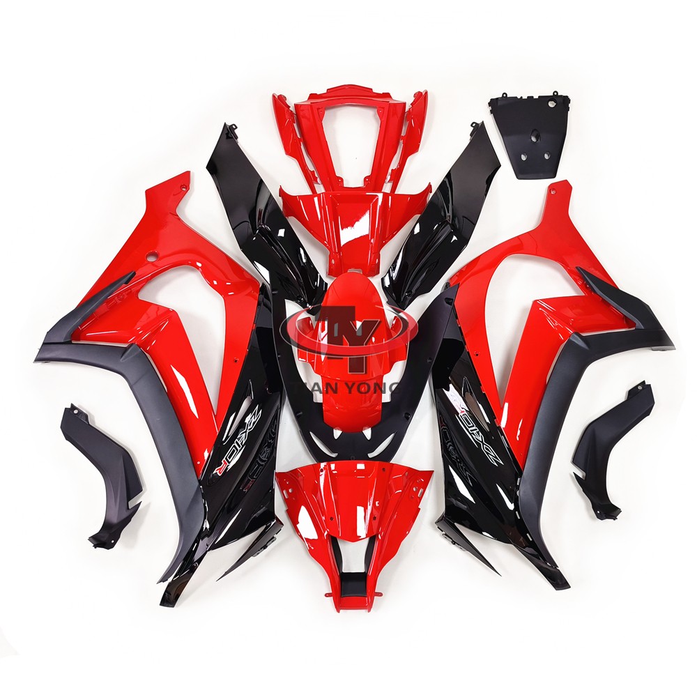 Red Black Injection Fairing Fit for Kawasaki 2011-2015 Ninja ZX10R Bodywork