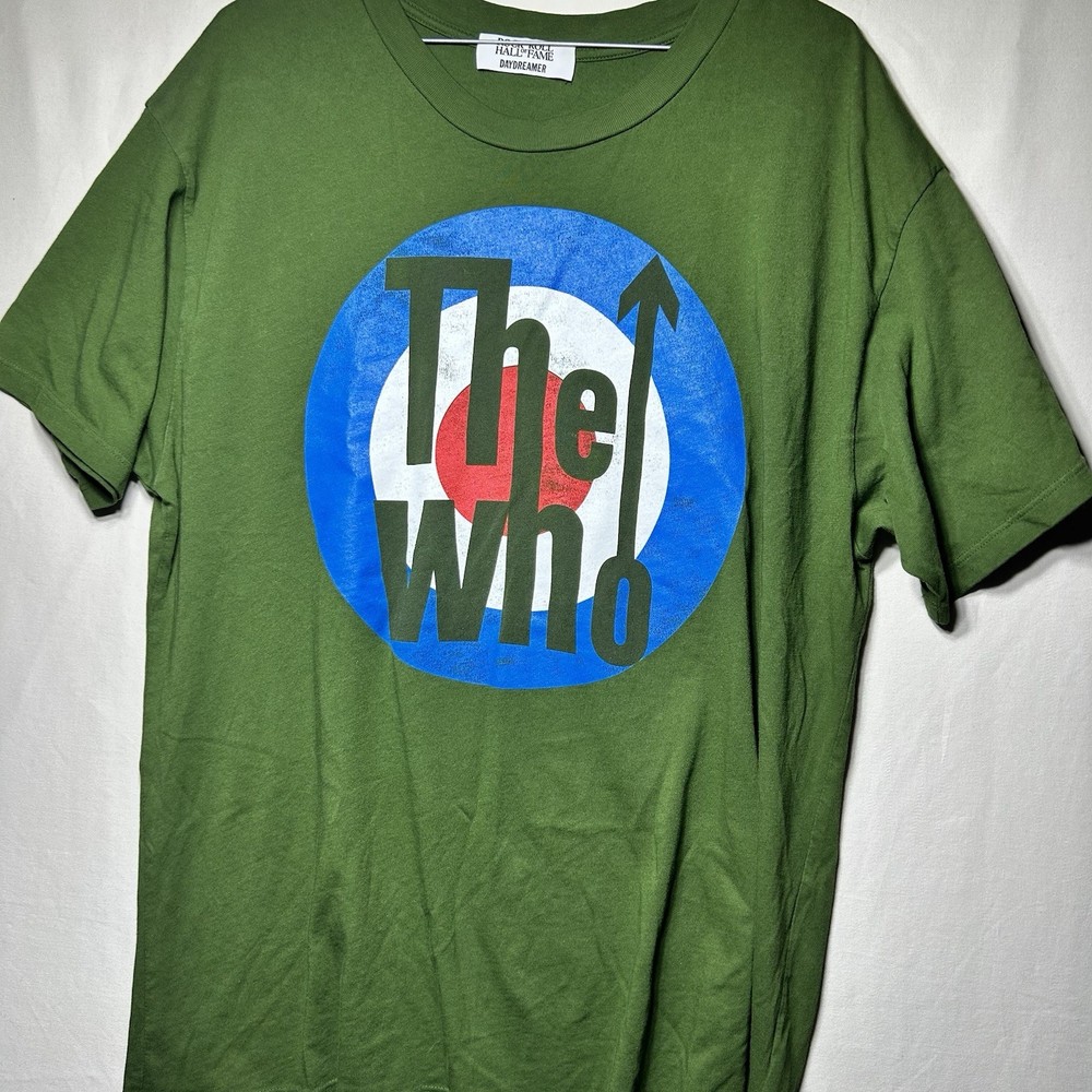 Daydreamer The Who Rock & Roll Hall of Fame Graphic Tee XL Made in USA Green