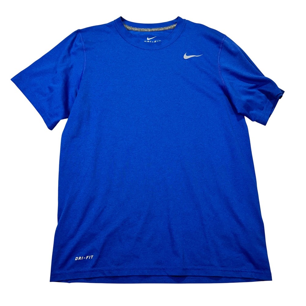 Nike Dri-FIT T-Shirt Mens Small Blue Athletic Training Running 559535-493
