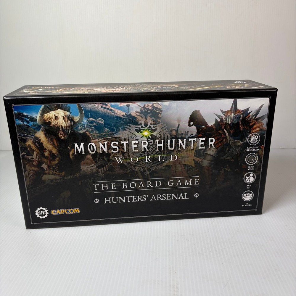 Monster Hunter World The Board Game Hunters Arsenal Expansion SFG Capcom