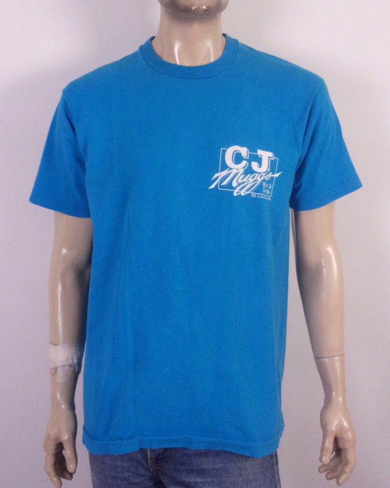 vintage 90s FOTL single stitch CJ Mugg's Bar & Grille St. Louis T-Shirt USA XL