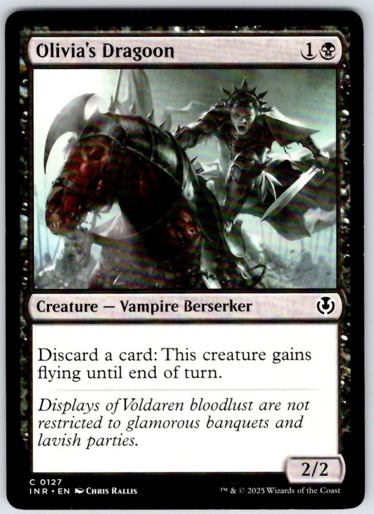 Olivia's Dragoon 127 Common Innistrad Remastered Magic: The Gathering Near Mint