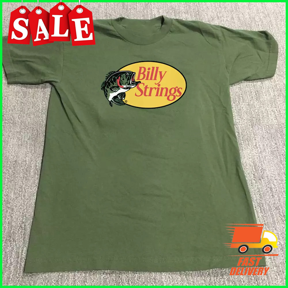 Billy Strings Fish Tour Band Green T-shirt Gift For Fan FASTHIP39VX