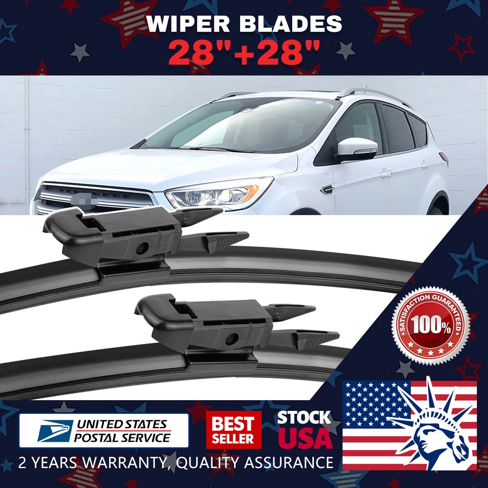 Easy Installation Durable 28''+28'' Premium Bracketless Windshield Wiper Blade