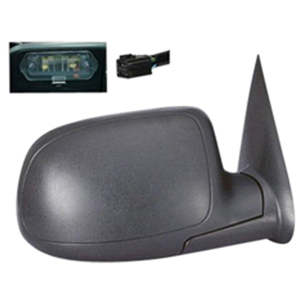 Power Convex Passenger Side Door Mirror Heated Manual Folding 128-02885R