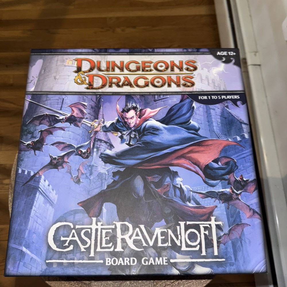 Castle Ravenloft Board Game D&D Dungeons Dragons INCOMPLETE 2010 READ