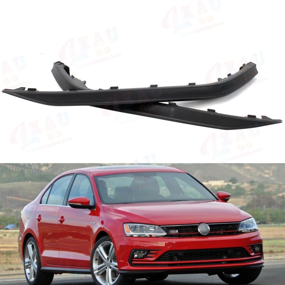 Pair Left&Right Side Front Bumper Lower Trim For VW Jetta GLI 2015-2018  LH&RH