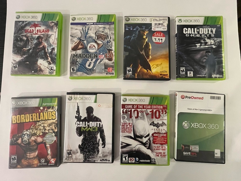 Xbox 360 Games Lot