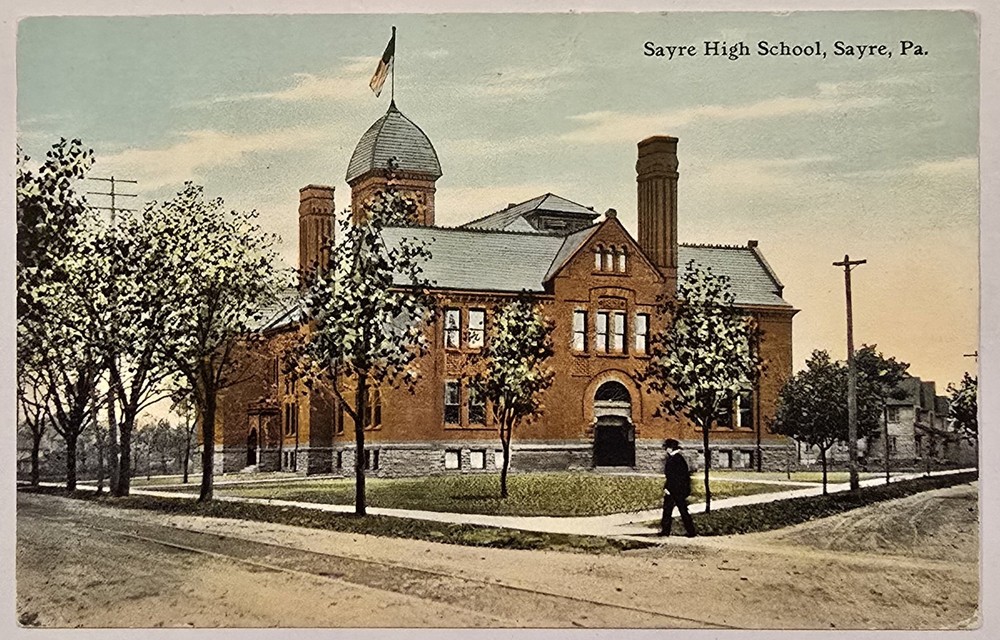 F. M. Kirby & Co. High School Postcard Sayre PA Divided Back 1907-1915