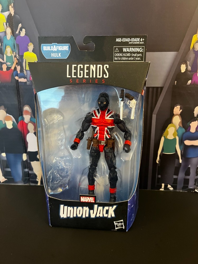 Marvel Legends Union Jack (Smart Professor Hulk Wave) Action Figure Loose NO BAF