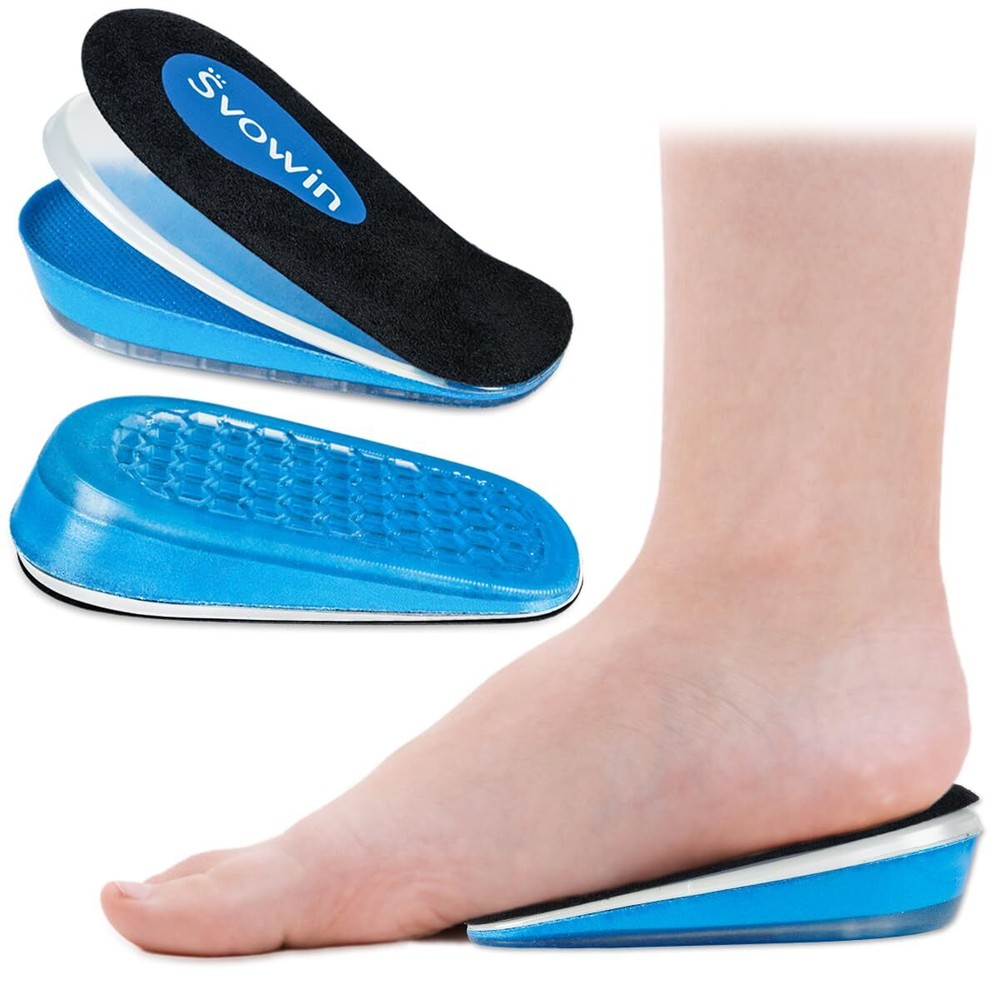 3 Layers Adjustable Height Increase Insoles, Heel Lift Inserts for Leg Length...